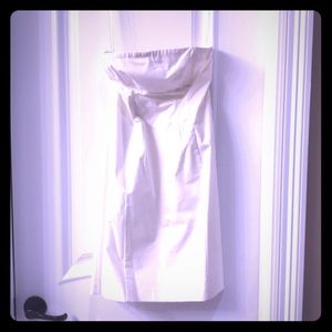 NWT Express White Strapless Dress - Size 2